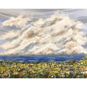Clouds on the Horizon Original Acrylic Painting